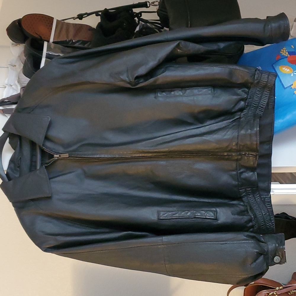 Men's 2X Oscar Piel Genuine Leather Jacket